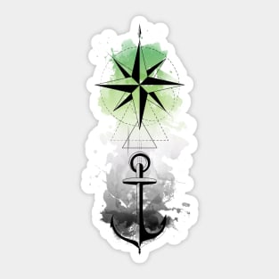 Safe Harbor (Aromantic) Sticker